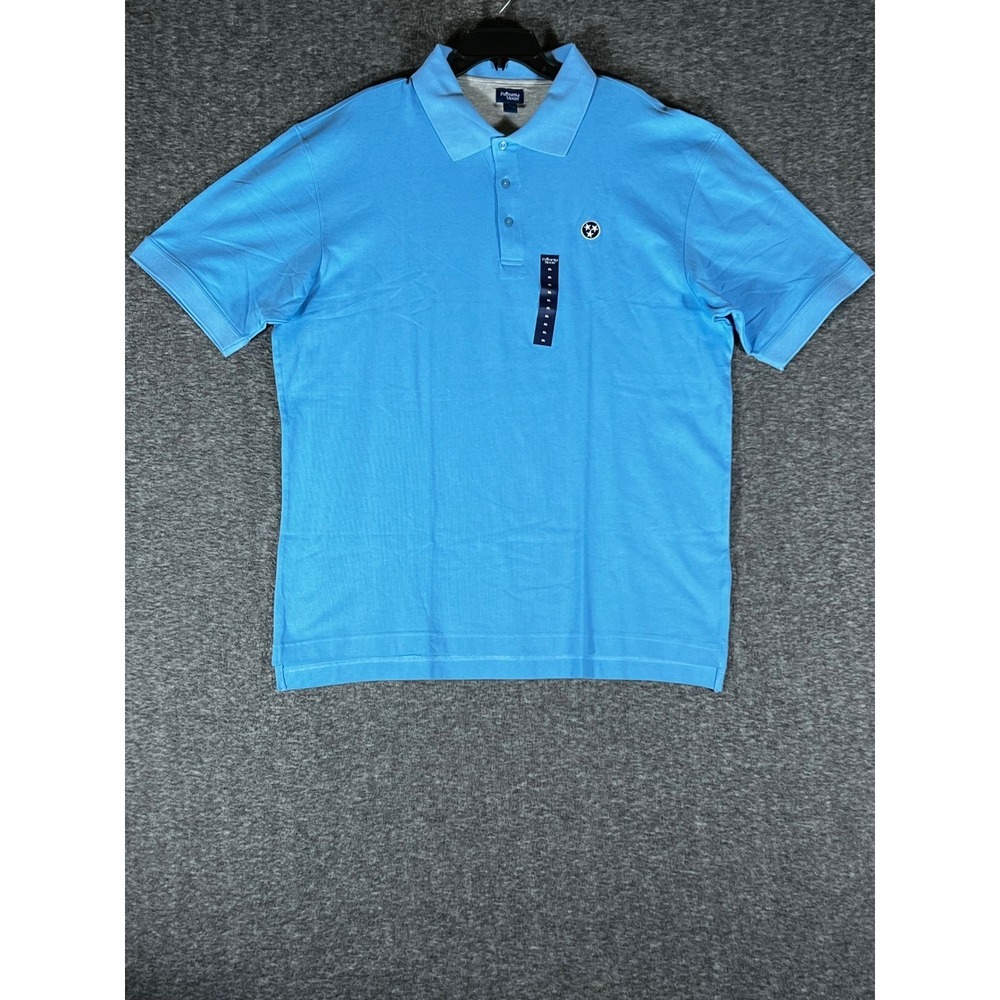 Palmetto Moon Mens Tennessee Tristar Polo Shirt XL Light Blue Short Sleeve New